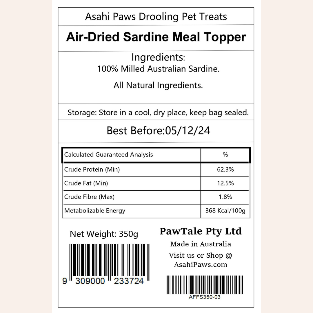 Sardine Meal Topper (Single Protein)