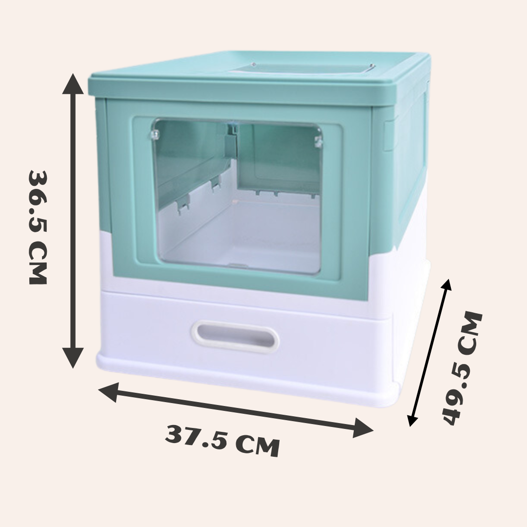 Foldable Enclosed Cat Litter Box